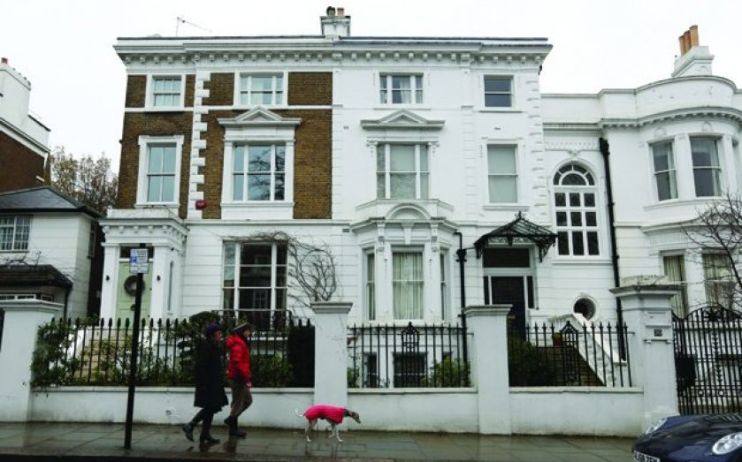 The value of luxury flats in London’s poshest postcodes has fallen by 6.1 per cent in the last year as the capital's mega rich put off buying homes amid the cost of living crisis.