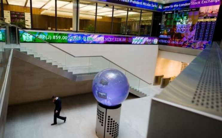 London Stock exchange trading floor: The exchange is the subject of a £32bn bid from Hong Kong Exchanges and Clearing