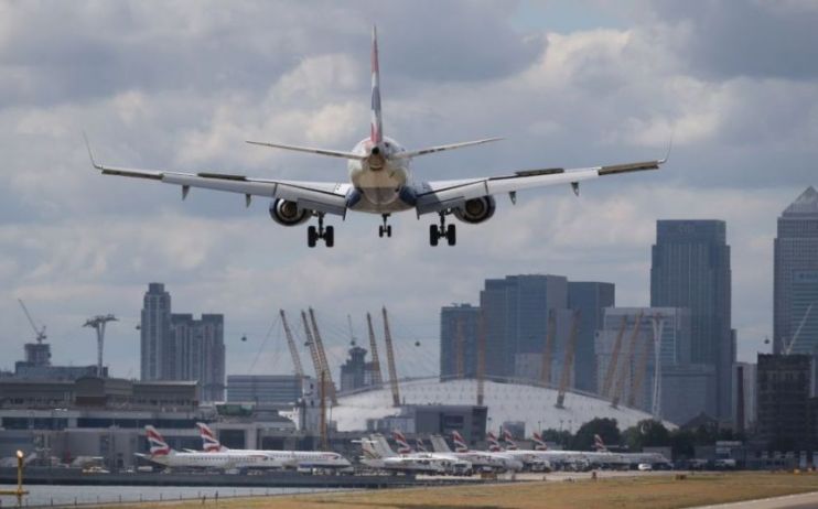 London City Airport flight disrupted by Extinction Rebellion protester