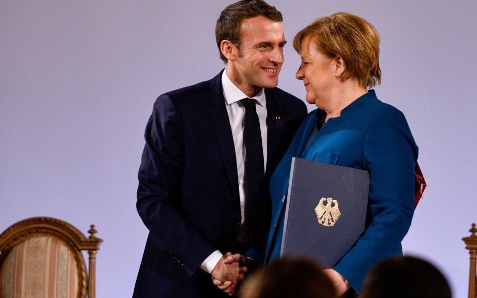 Macron and Merkel