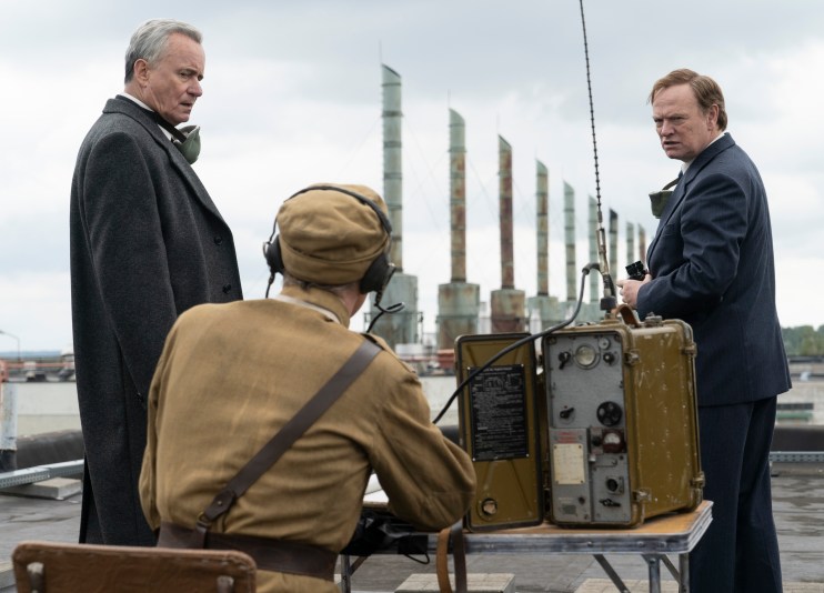 New & Exclusive. With millions of lives already at risk, Ulana races to warn fellow Soviet nuclear physicist Valery Legasov about the threat of second, devastating explosion. (S1, ep 2)