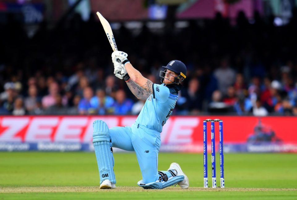 LONDON, ENGLAND - JULY 14: Ben Stokes of England bats during the Final of the ICC Cricket World Cup 2019 between New Zealand and England at Lord's Cricket Ground on July 14, 2019 in London, England. (Photo by Clive Mason/Getty Images)