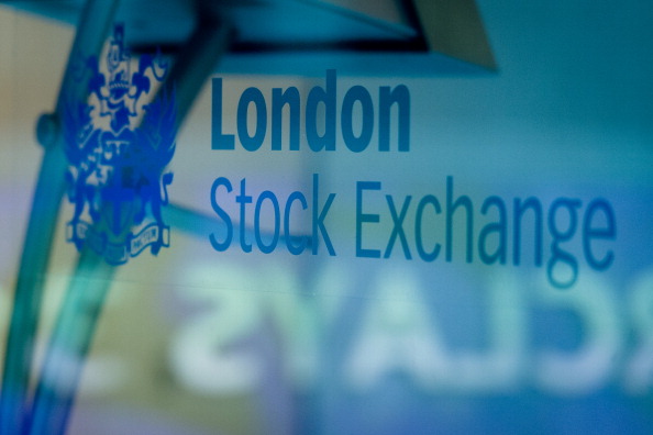 A picture shows the signage of the London Stock Exchange in central London on March 7, 2013. AFP PHOTO / LEON NEAL (Photo credit should read LEON NEAL/AFP/Getty Images)