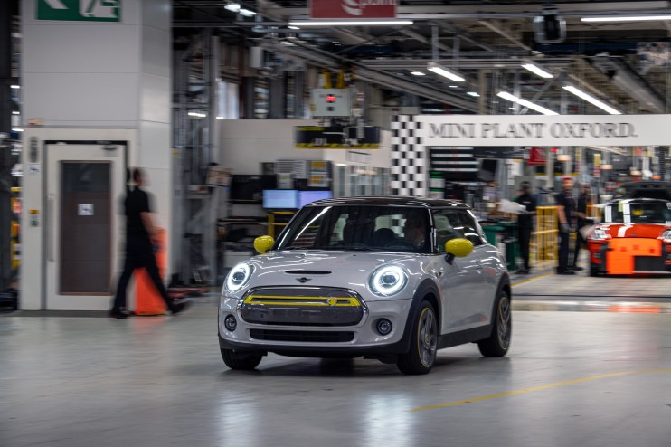 The electric Mini is to be manufactured in the UK