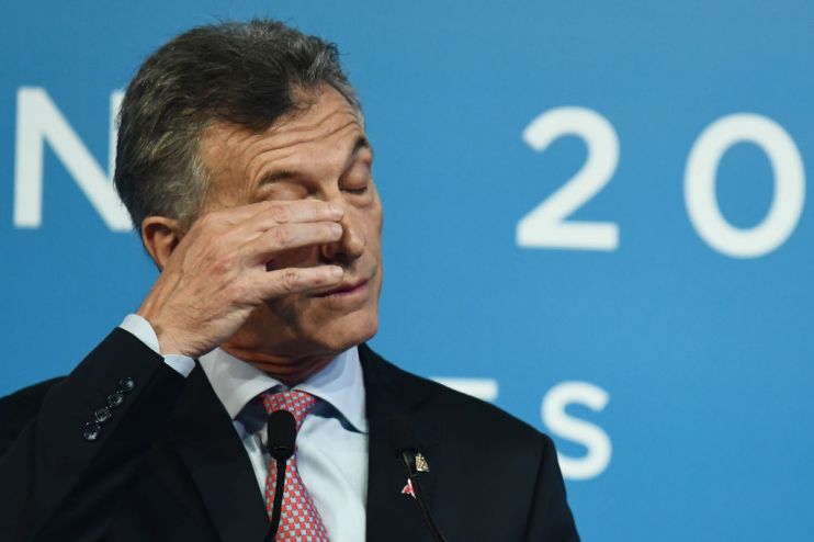 Argentine peso plunges 25 per cent against the dollar after shock election result