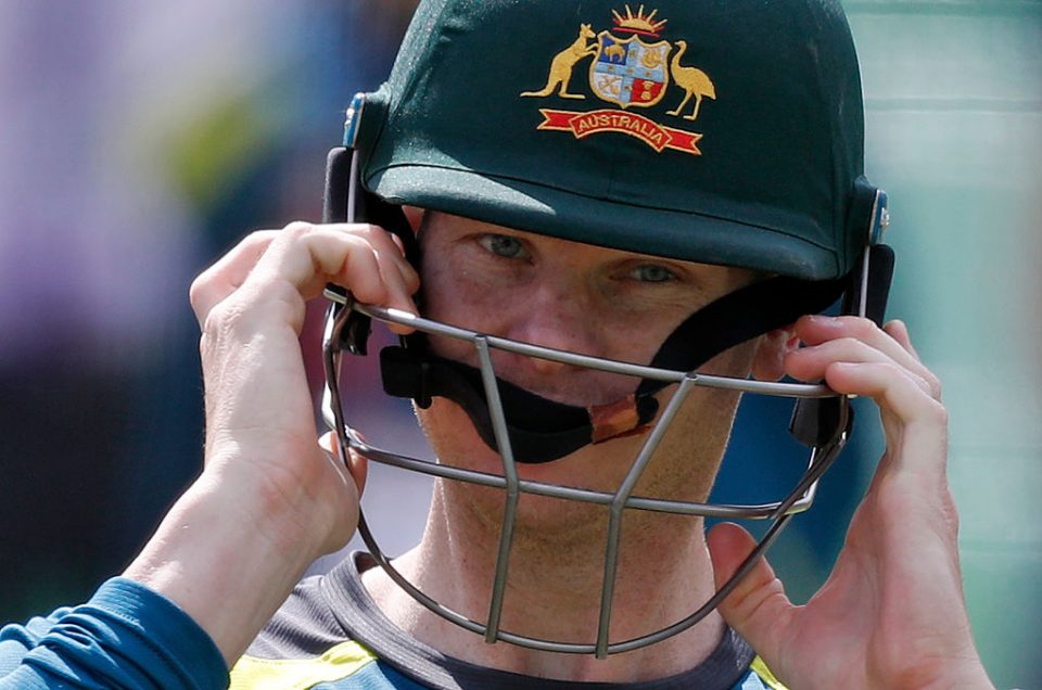Australia's Steve Smith attends a practice session at Lord's Cricket Ground in London on August 13, 2019 on the eve of the second Ashes cricket Test match between England and Australia. (Photo by Adrian DENNIS / AFP) / RESTRICTED TO EDITORIAL USE. NO ASSOCIATION WITH DIRECT COMPETITOR OF SPONSOR, PARTNER, OR SUPPLIER OF THE ECB        (Photo credit should read ADRIAN DENNIS/AFP/Getty Images)
