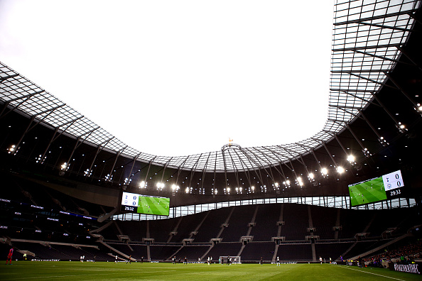 LONDON, ENGLAND - AUGUST 16: General view inside the stadium during the Premier League 2 match between Tottenham Hotspur and Manchester City at Tottenham Hotspur Stadium on August 16, 2019 in London, England. (Photo by Jack Thomas/Getty Images)