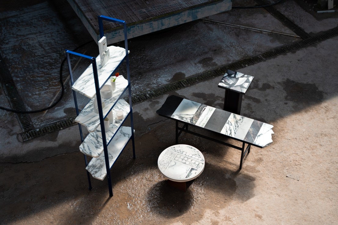 Goodwaste salvaged marble furniture