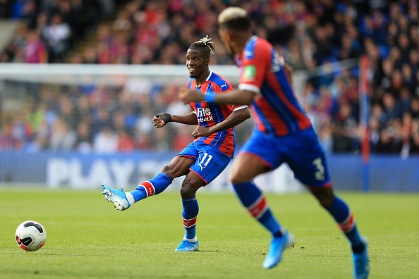 LONDON, ENGLAND - SEPTEMBER 28: Wilfried Zaha of Crystal Palace during the Premier League match between Crystal Palace and Norwich City at Selhurst Park on September 28, 2019 in London, United Kingdom. (Photo by Stephen Pond/Getty Images)