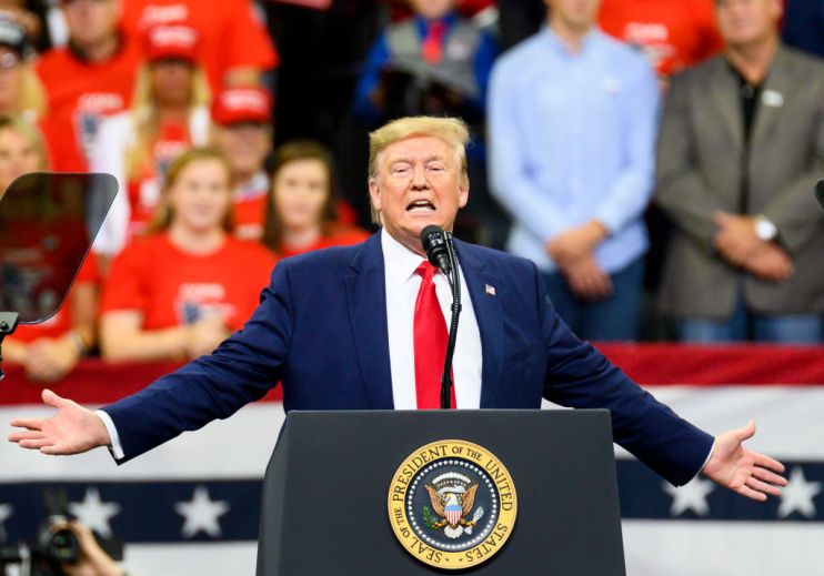 president donald trump has visited the walter reed medical center nine times since taking office