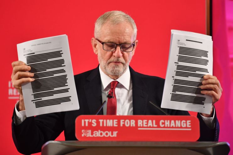Jeremy Corbyn Makes Campaign Announcement On NHS