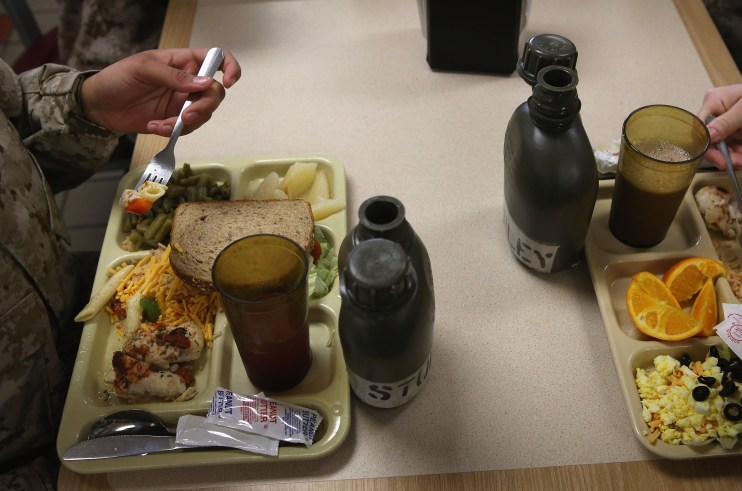 Compass provides catering services for the military