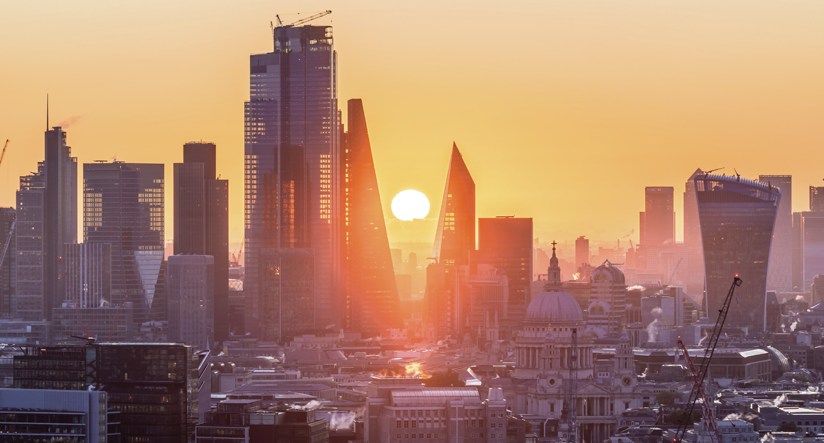 Sunrise in London