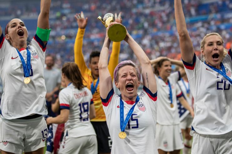 Dutch forward Lineth Beerensteyn has blasted the USA women's soccer team for having "a really big mouth", adding that she was happy the reigning champions were dumped out of the Fifa Women's World Cup.