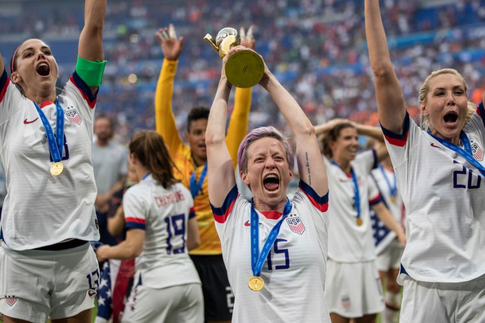 Dutch forward Lineth Beerensteyn has blasted the USA women's soccer team for having "a really big mouth", adding that she was happy the reigning champions were dumped out of the Fifa Women's World Cup.