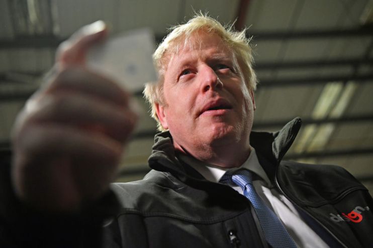 Boris Johnson Campaigns For Conservatives On Eve Of UK Election