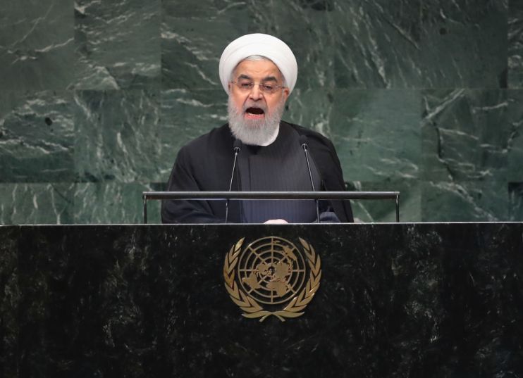 Iran plane crash: President of Iran Hassan Rouhani addresses the United Nations General Assembly