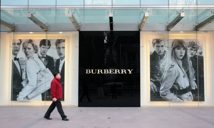 Fund managers are snapping up luxury brands such as Burberry amid the coronavirus dip