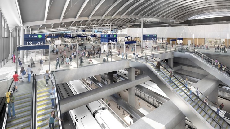 HS2 has unveiled its new designs for its planned passenger super-hub at Old Oak Common in west London, which will serve 250,000 passengers per day.