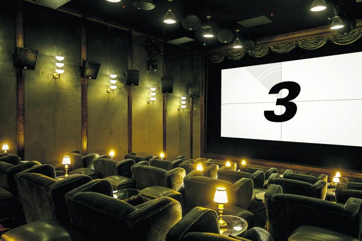 The cinema at White City House