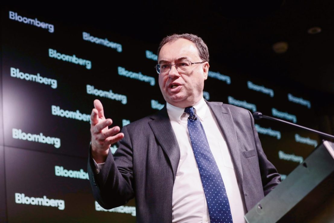 Bank of England Governor Andrew Bailey said he was concerned about the impact of tariffs on UK growth. 