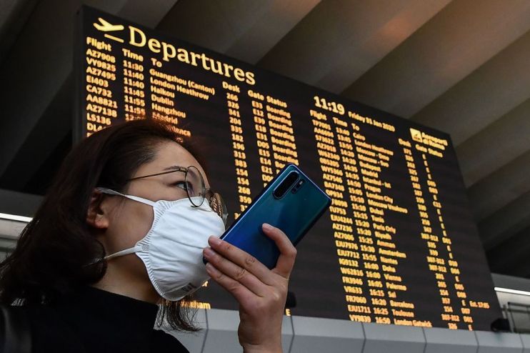 ITALY-CHINA-HEALTH-VIRUS-AVIATION-TRANSPORT