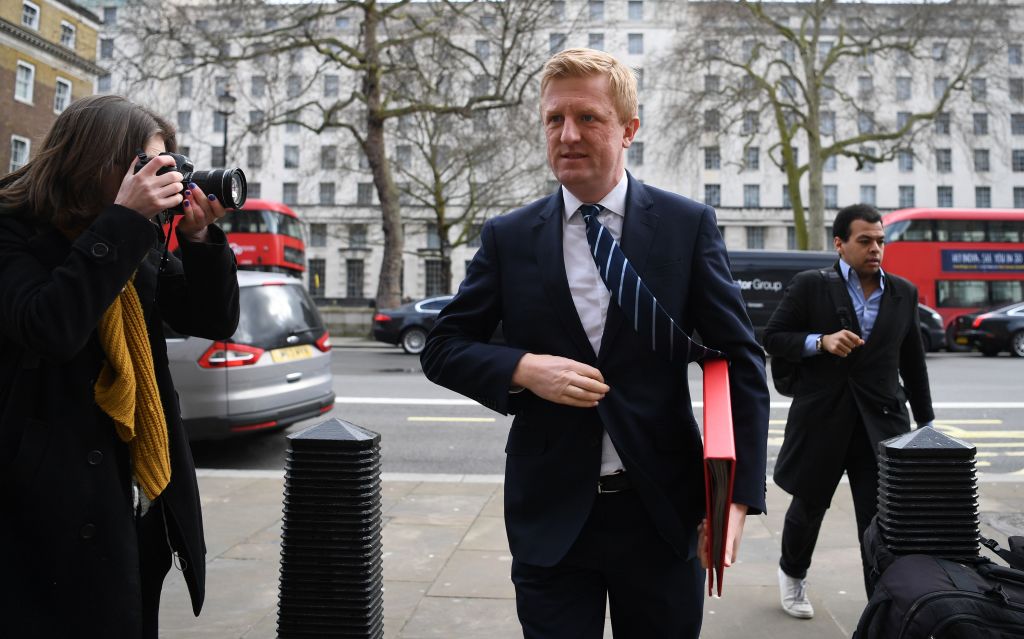 Britain's Culture Secretary Oliver Dowden