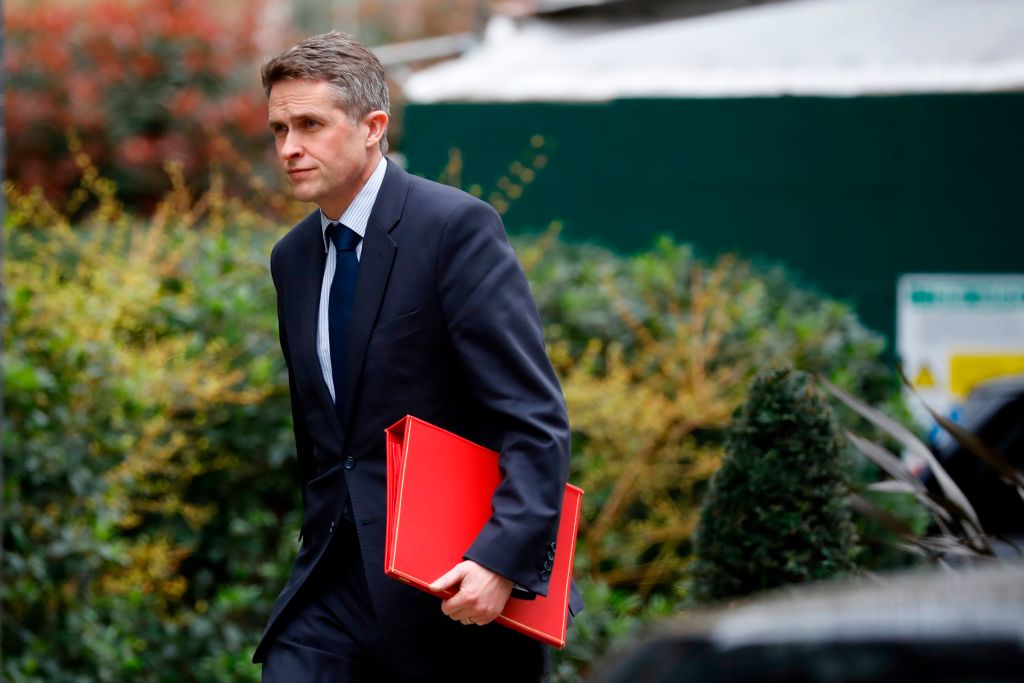 Britain's Education Secretary Gavin Williamson