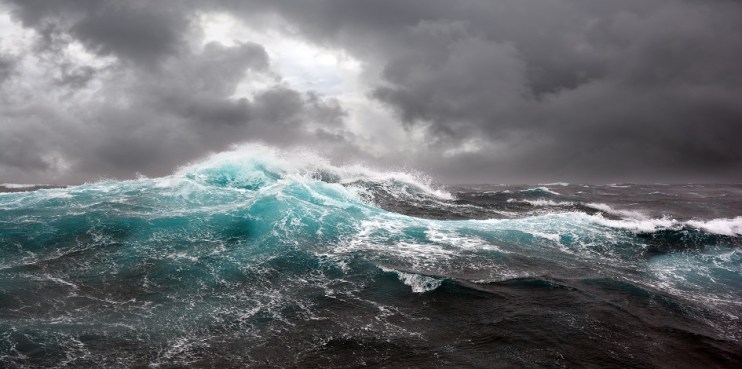 Stormy waters