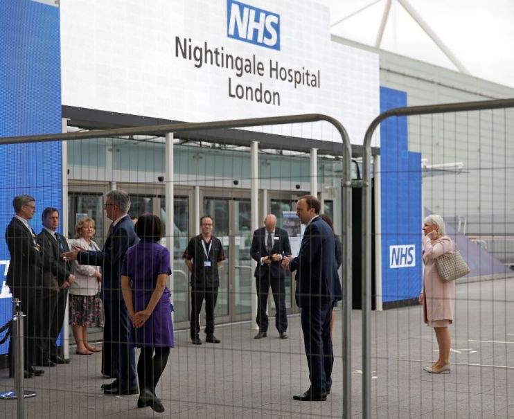 The UK is to open two more Nightingale hospitals with the Excel Centre opening today to combat a surge in coronavirus cases