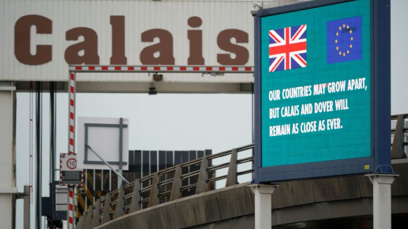 Activity At Calais As The UK Enters Brexit Transition Period