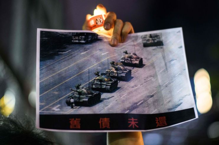 HONG KONG-CHINA-POLITICS-UNREST-TIANANMEN