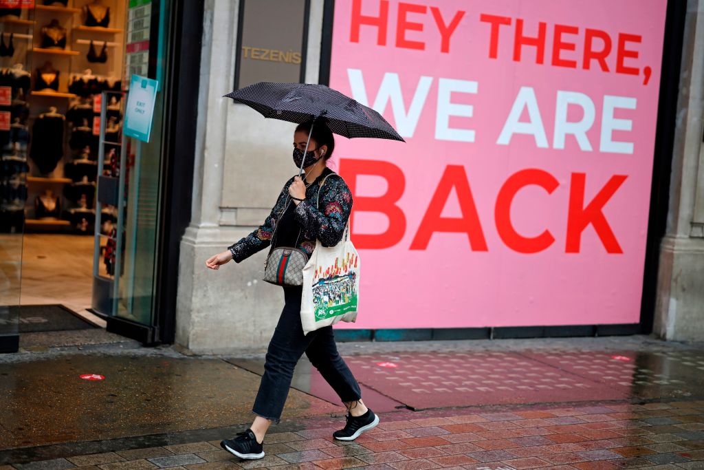 Retailers were allowed to reopen last week