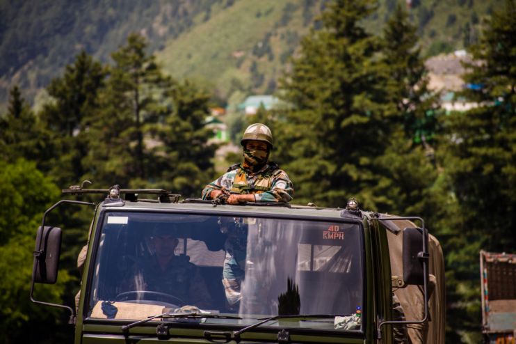 Indian and Chinese Troops Face-off Along The Disputed Himalayan Border