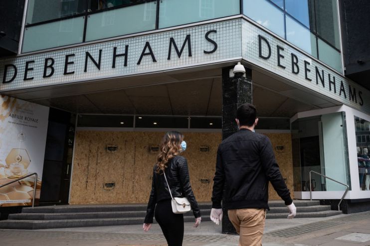 debenhams oxford street