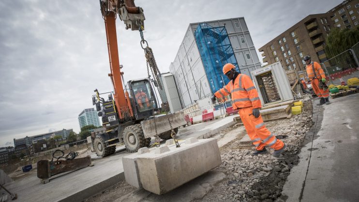 Firms have been reluctant to take on new staff.