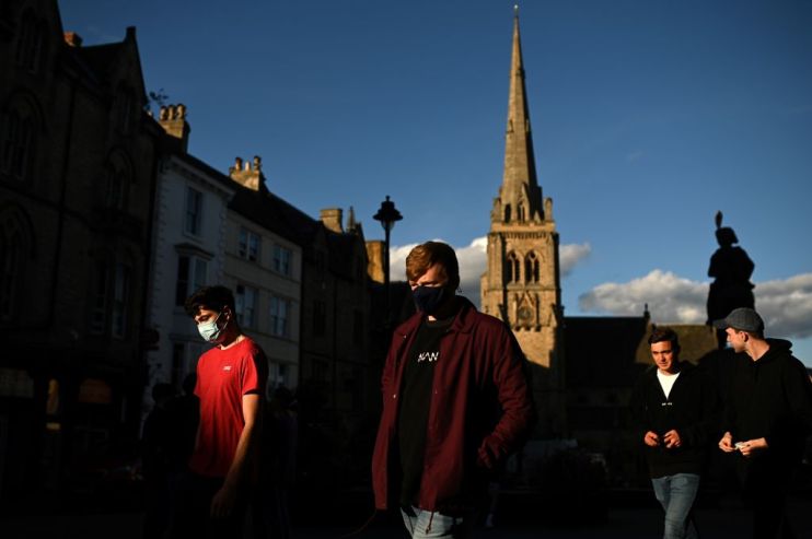 Is the coronvirus rate falling across England?