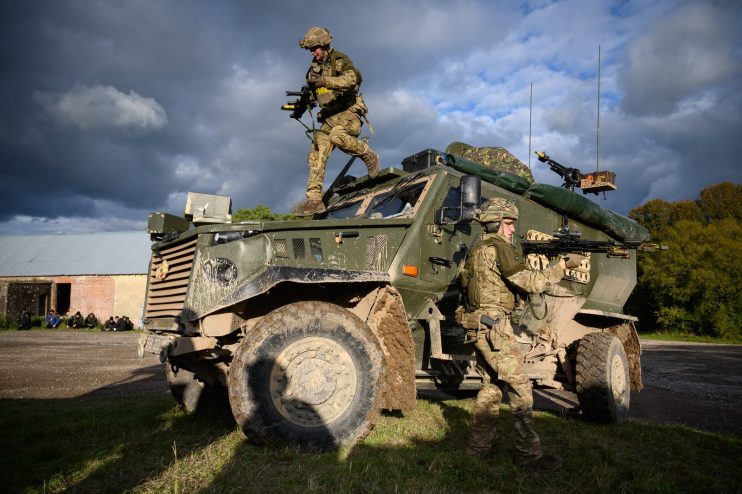 British Army Exercises Ahead Of UN Peacekeeping Operation