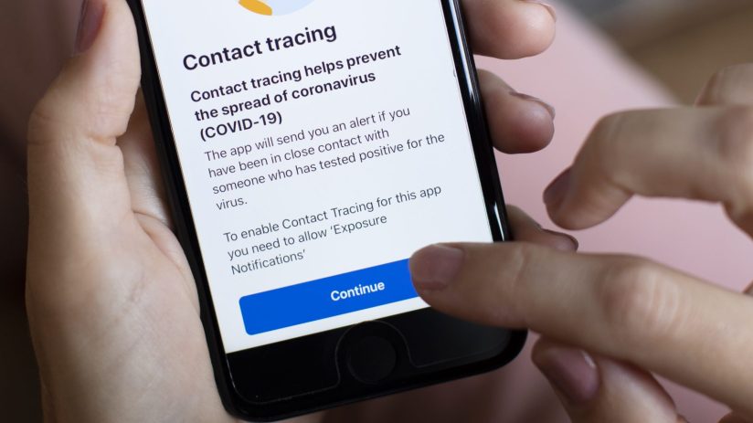 COVID contact tracing app