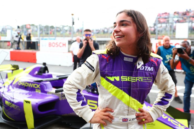 Britain's Jamie Chadwick won the inaugural W Series championship last year