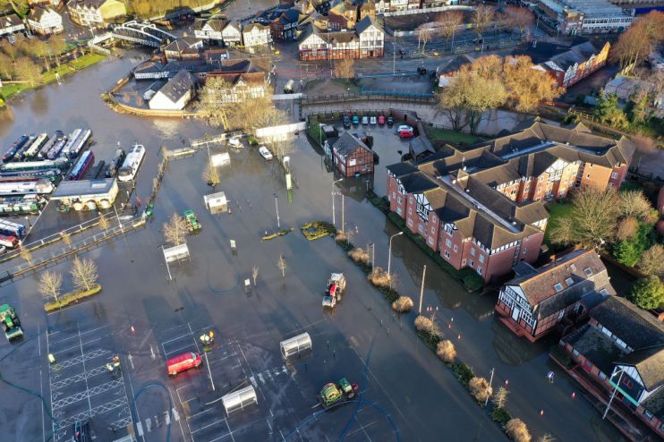 Residents Clear Storm Christoph Flood Damage