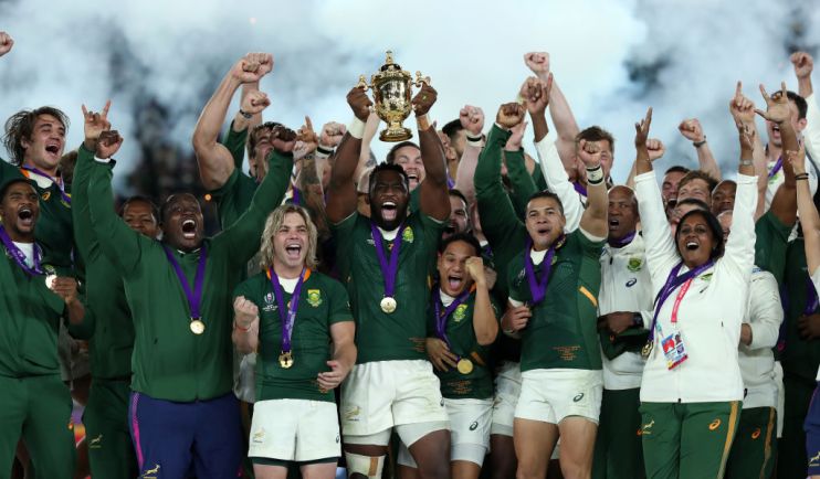 South Africa won the last edition of the Rugby World Cup in Japan two years ago, beating England in the final