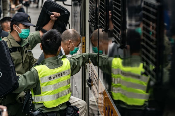 Media Tycoon Jimmy Lai Appears For Bail Hearing