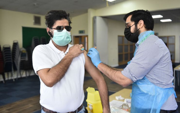 Worshippers from Stoke's City Mosque Get Vaccinated Against COVID-19