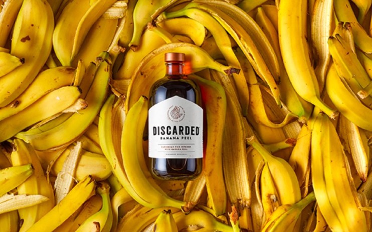 Discarded makes spirits from banana peels