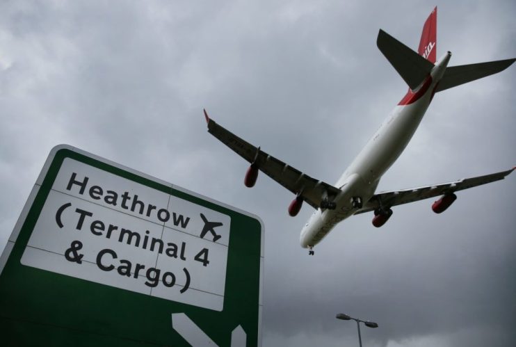 Heathrow is leading the passenger traffic charge at EU airports, as numbers increased by more than 300 per cent in July.