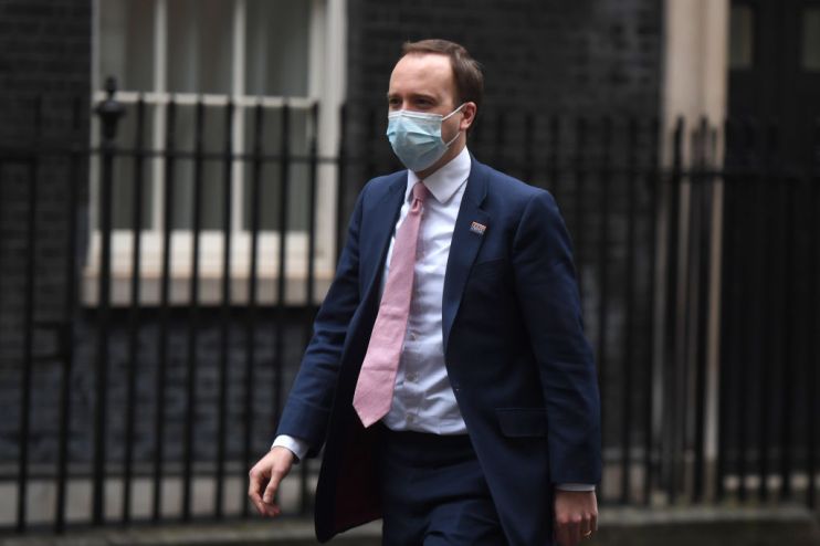 Matt Hancock has confirmed that the government has no plans to introduce vaccine certificates to allow people to access domestic services like pubs and supermarkets.