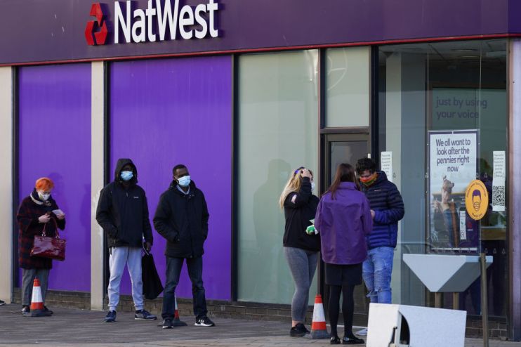 Natwest's shares plummeted more than 10 per cent after the open, following its internal review into Dame Alison Rose.