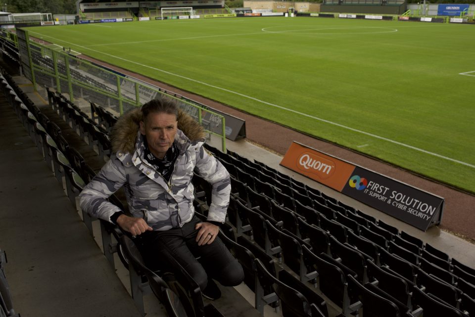 Vince says he is fed up with the "stuffy" dress code still enforced at some football club boardrooms