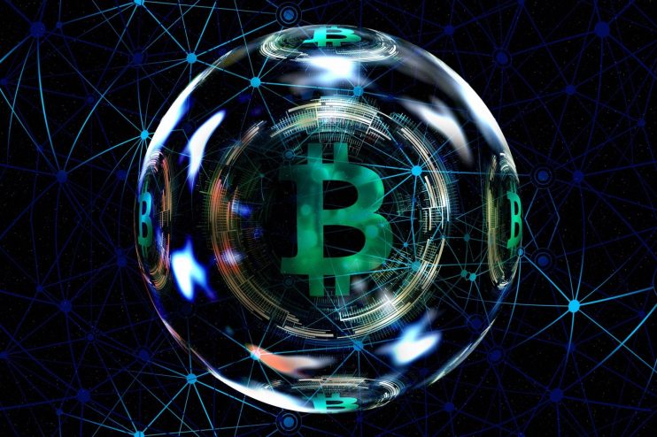 Bitcoin bubble by Gerd Altmann from Pixabay